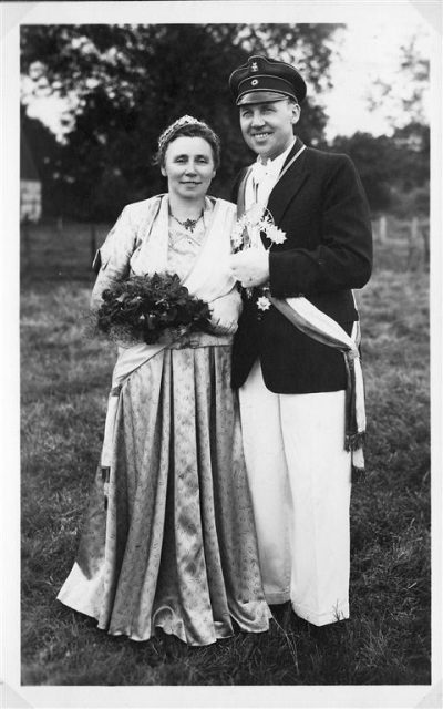 Königspar 1953 Josef Linnenschmidt und Emma Löseke