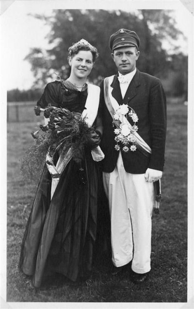 Königspaar 1954 Ferdinand Sander und Mathilde Gutland