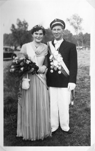 Königspaar 1955 Heinz Müther und Maria Brüggemeier