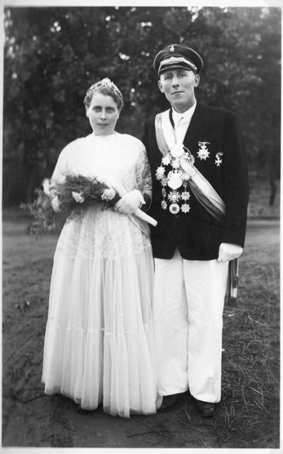 Königspaar 1956 Franz und Änne Bertelsmeier