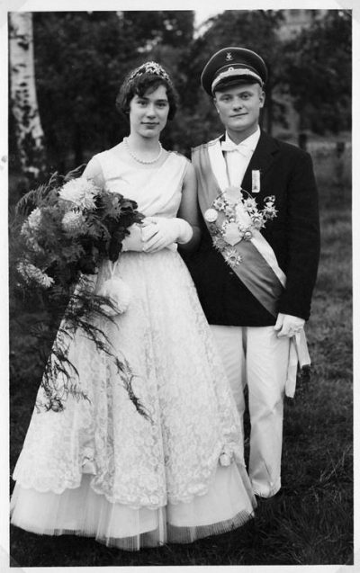 Königspaar 1960 Josef Bertelsmeier und Irmgard Löseke