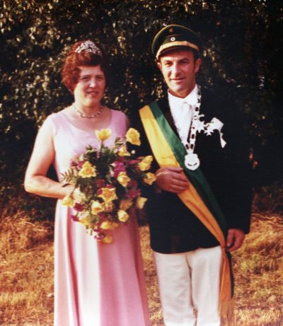 Königspaar 1975 Josef und Agnes Heber