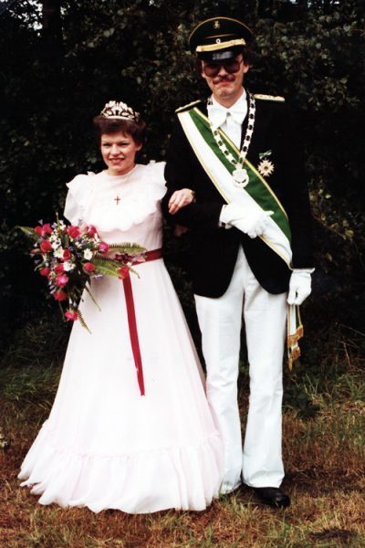 Stefan Brüggemeier und Mathilde Wilper - Königspaar 1980 des Schützenvereins Holsen-Schwelle-Winkhausen