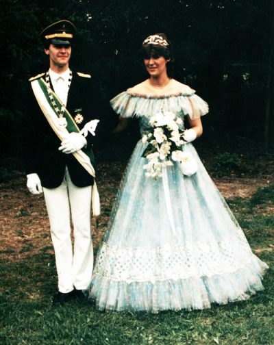 Heinz Flottmeier und Claudia Wulf - Königspaar 1983 des Schützenvereins Holsen-Schwelle-Winkhausen