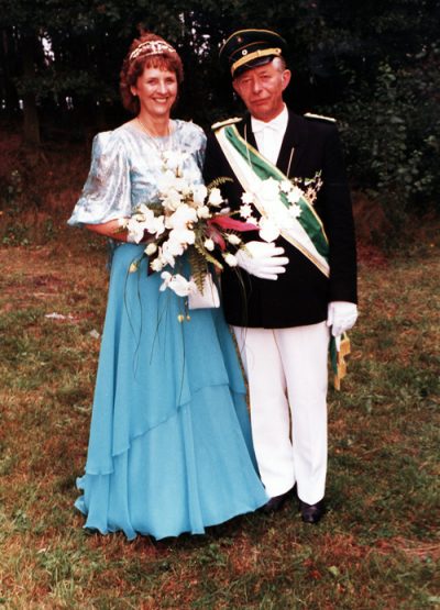 Ferdinand und Irene Vullhorst - Königspaar 1985 des Schützenvereins Holsen-Schwelle-Winkhausen