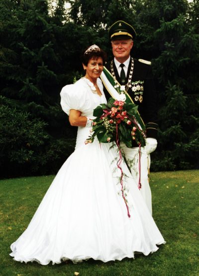 Rolf Althoff und Karin Althoff - Königspaar 1991 des Schützenvereins Holsen-Schwelle-Winkhausen