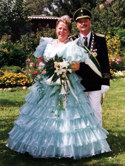 Bernhard Gurk	Anita Gurk - Königspaar 1992 des Schützenvereins Holsen-Schwelle-Winkhausen