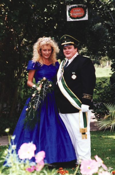 Wilfried Neisemeier und Dorothea Law - Königspaar 1994 des Schützenvereins Holsen-Schwelle-Winkhausen