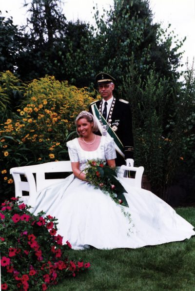 Peter und Birgit Trapp - Königspaar 1995 des Schützenvereins Holsen-Schwelle-Winkhausen