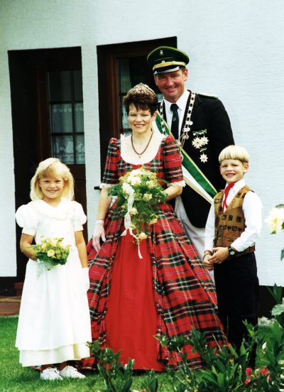 Bernhard und Mathilde Schulte - Königspaar 1997 des Schützenvereins Holsen-Schwelle-Winkhausen