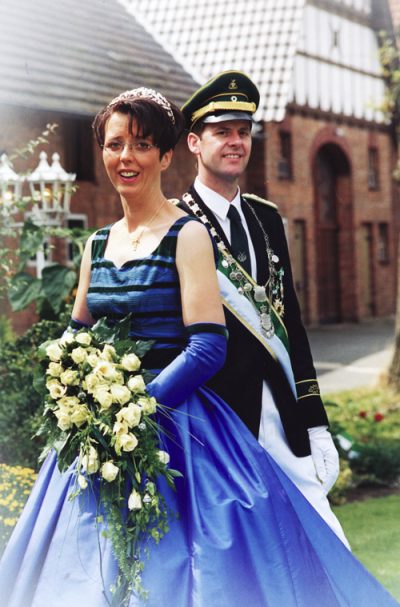 Bernhard und Gabi Flottmeier - Königspaar 1999 des Schützenvereins Holsen-Schwelle-Winkhausen
