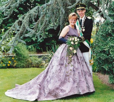 Rainer Ottensmeier und Anja Kutscher - Königspaar 2000 des Schützenvereins Holsen-Schwelle-Winkhausen