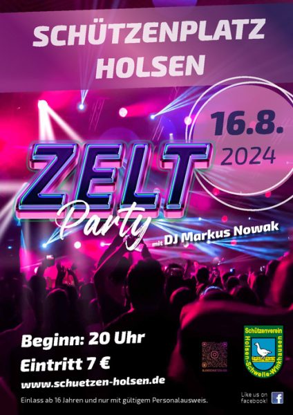 Zeltparty Holsen 2024