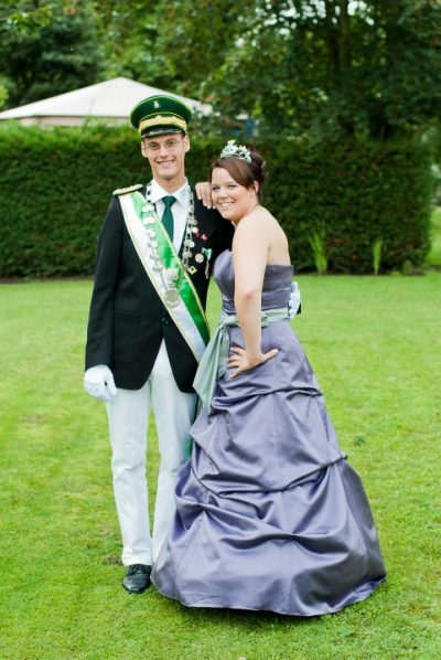 Dominik und Catrin Gelhoet - Königspaar 2011 des Schützenvereins Holsen-Schwelle-Winkhausen