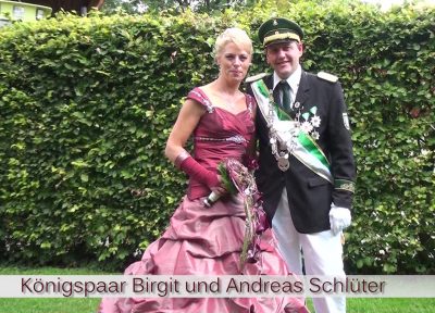 Andreas und Birgit Schlüter - Königspaar 2014 des Schützenvereins Holsen-Schwelle-Winkhausen